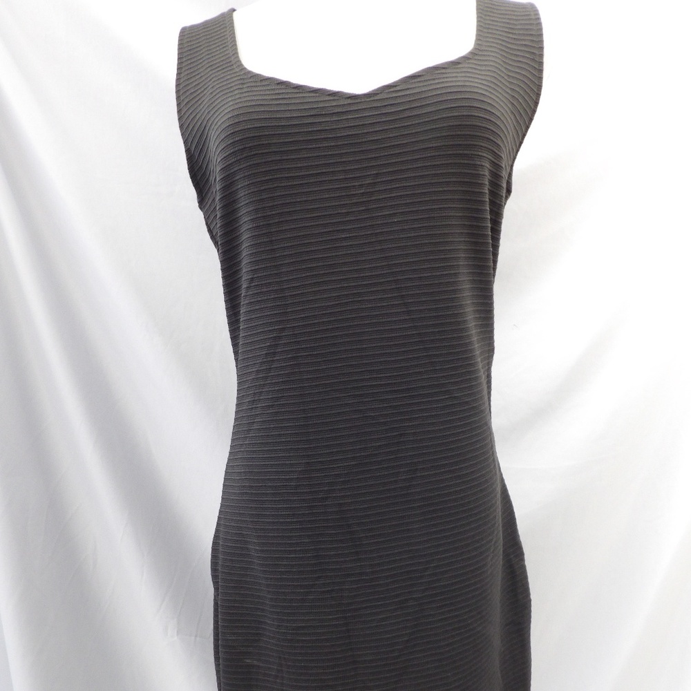 TULLE NEW DRESS  XL Gray Sleeveless Ribbed Fabric